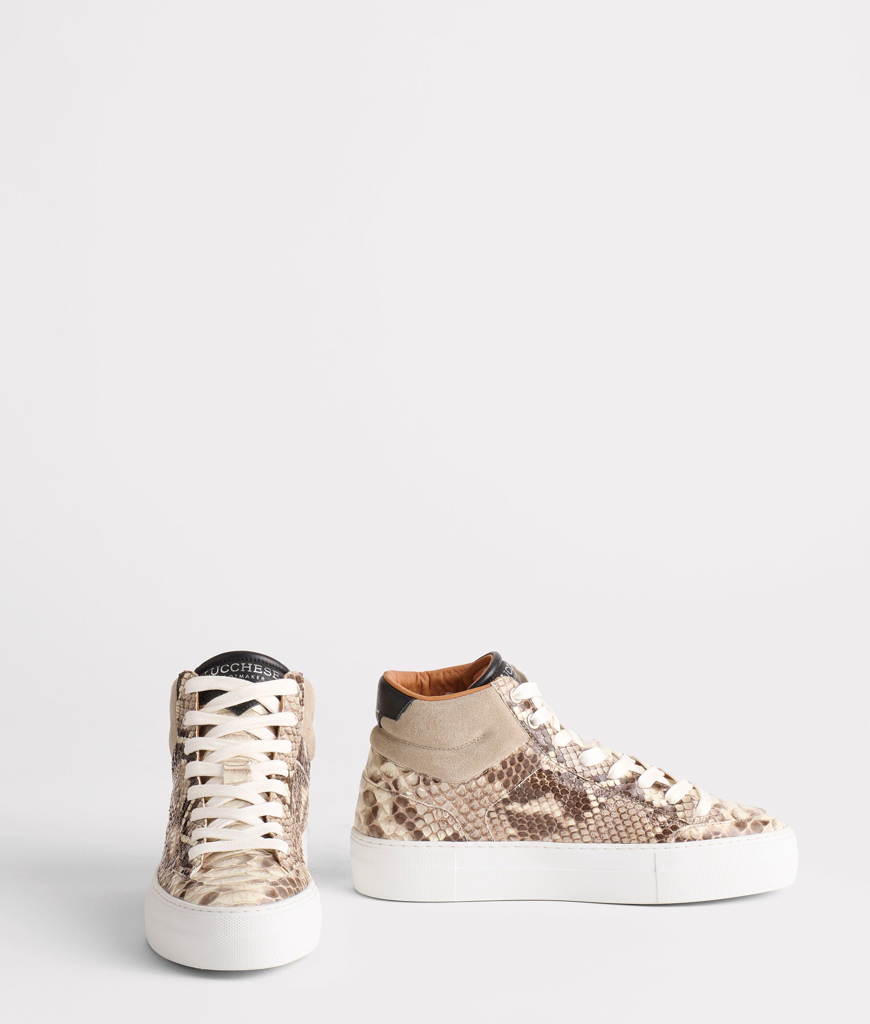 Mosaico High-Top Sneaker :: Black - Image 2