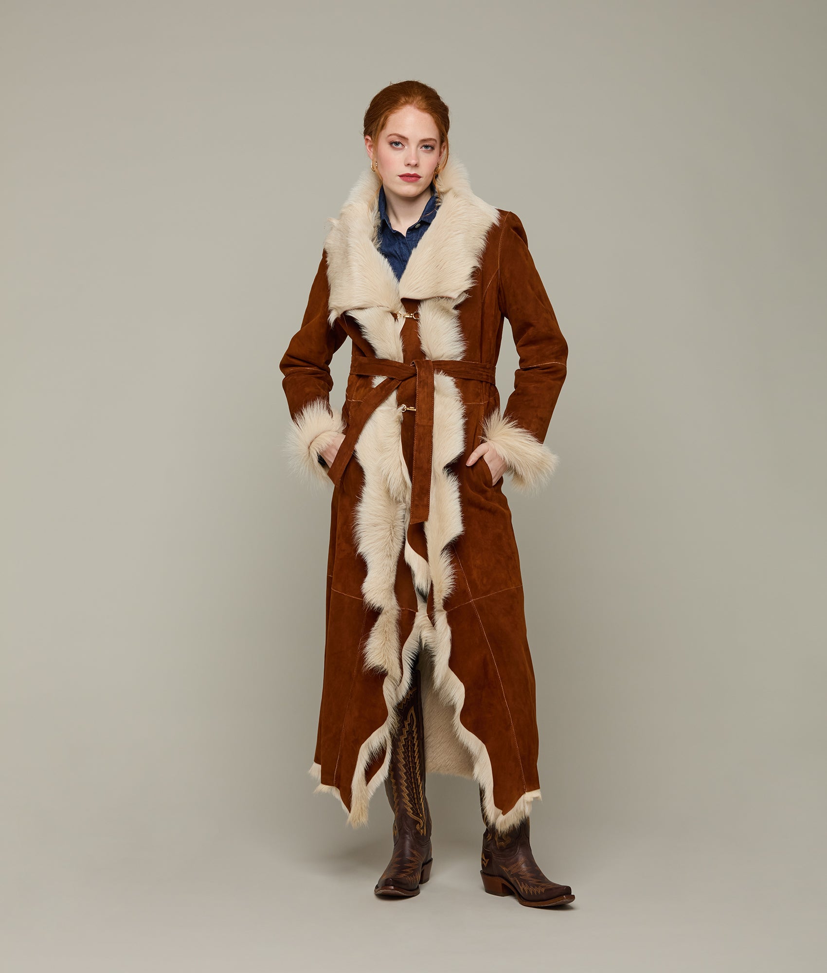 Supreme Kid Coat :: Brown - Image 2