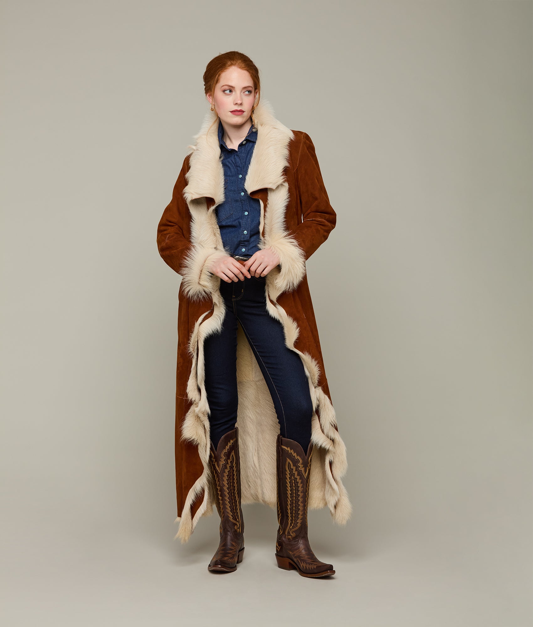 Supreme Kid Coat :: Brown - Image 4