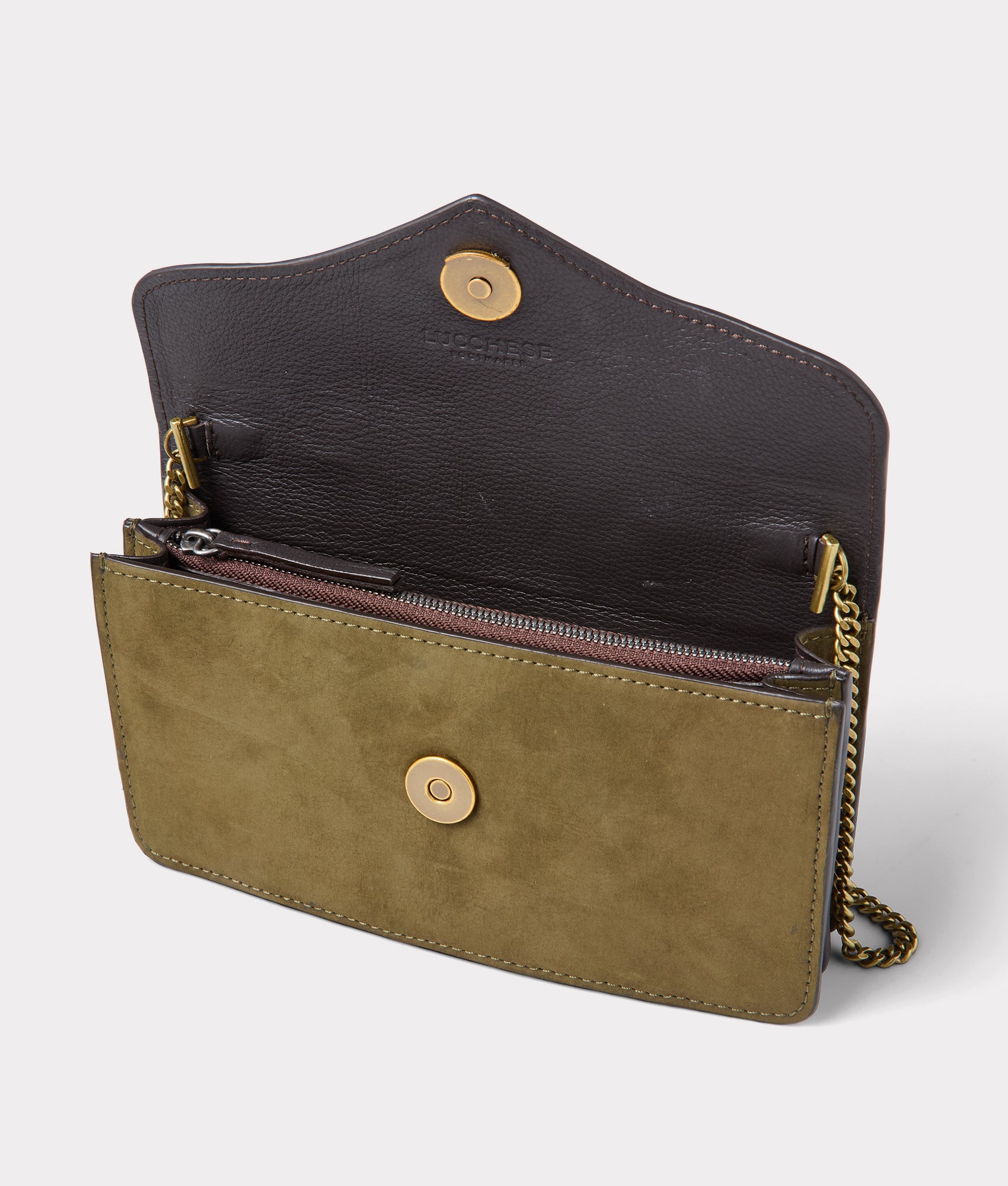 Long Wallet On A Chain :: Olive - Image 5