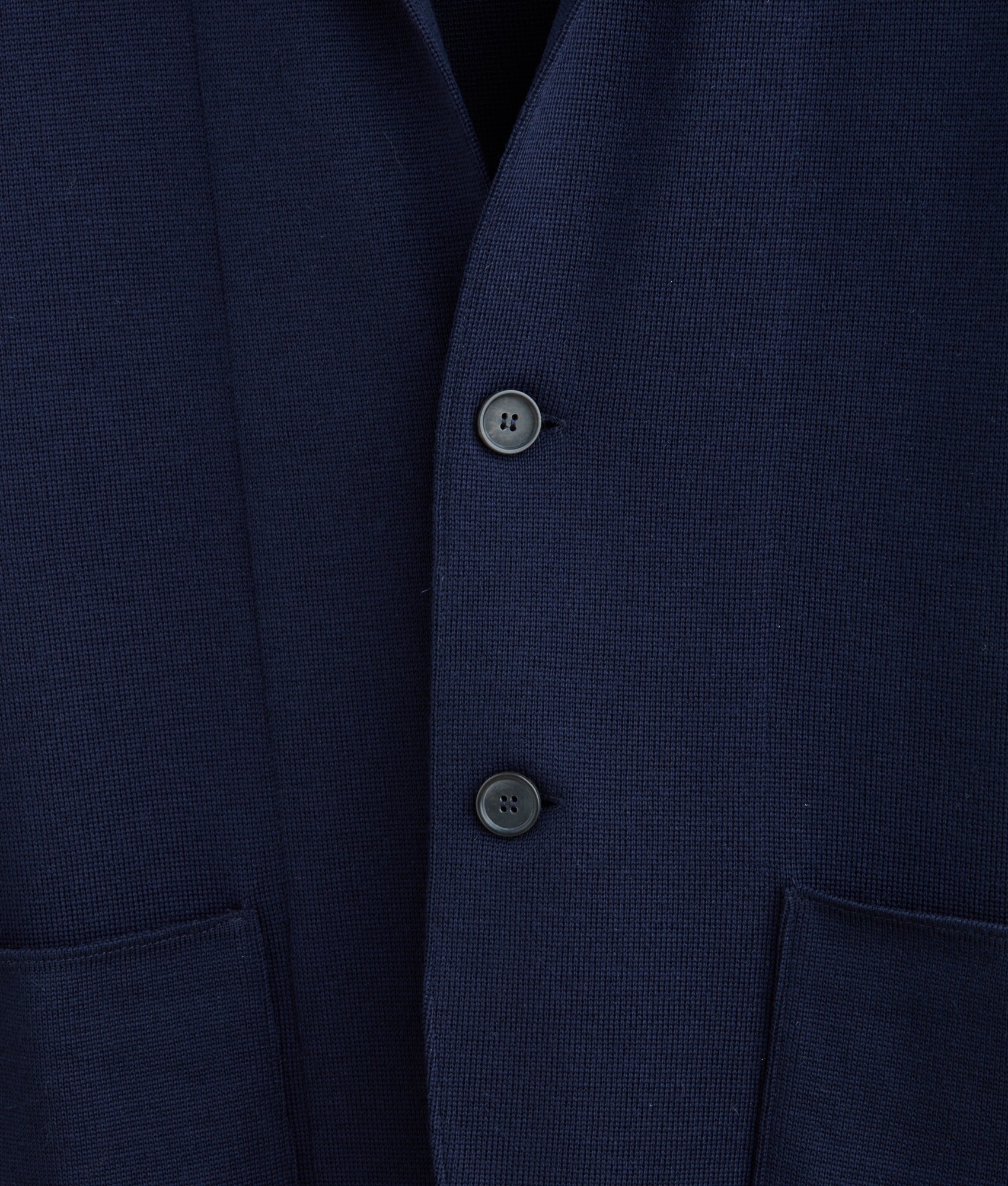 Cole Sweater Jacket :: Navy - Image 3