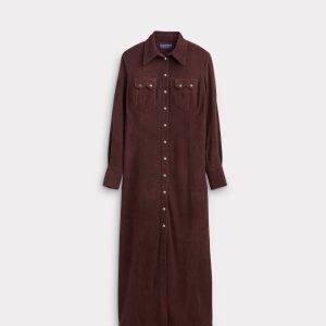 Delilah Suede Duster :: Chocolate