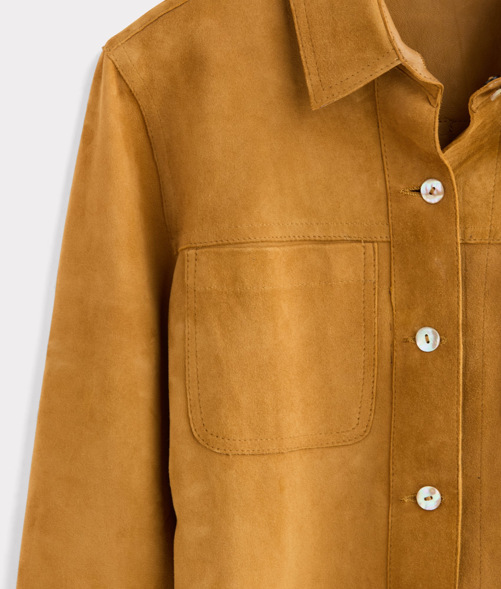 Women's Shacket :: Cinnamon - Image 2