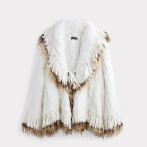 Francis Fur Fringe Jacket :: White