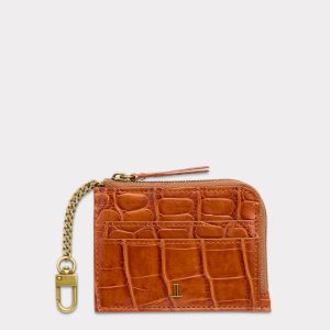 Exotic Keychain Pouch :: Cognac