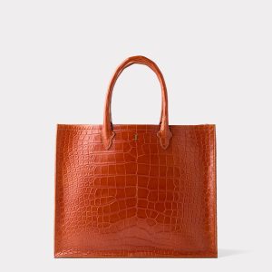 Large Alice Exotic Book Tote :: Honey
