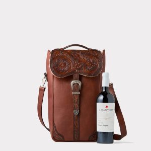 Lucchese x Chappellet Wine Bag :: Tobacco