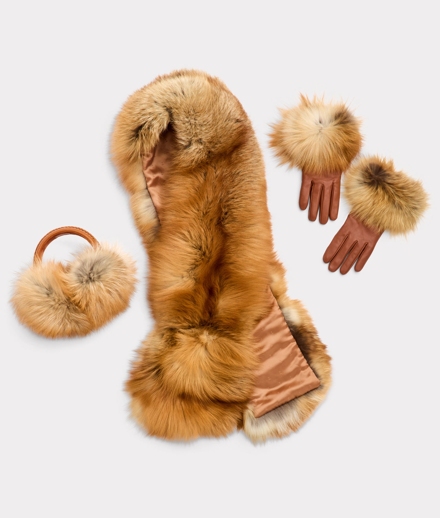 Pelliccia Earmuffs :: Red - Image 5