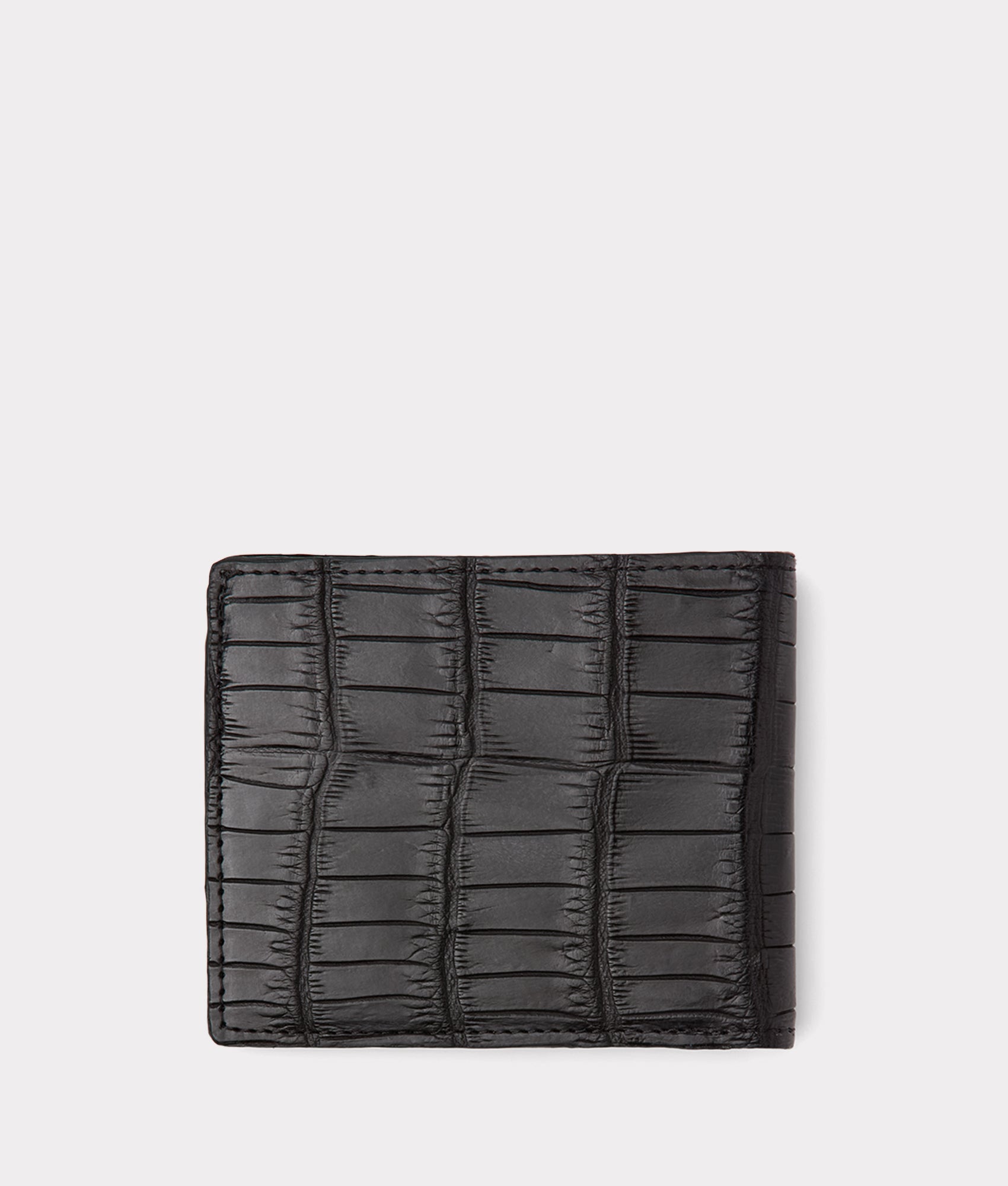 Hipster Wallet - American Alligator :: Black - Image 3