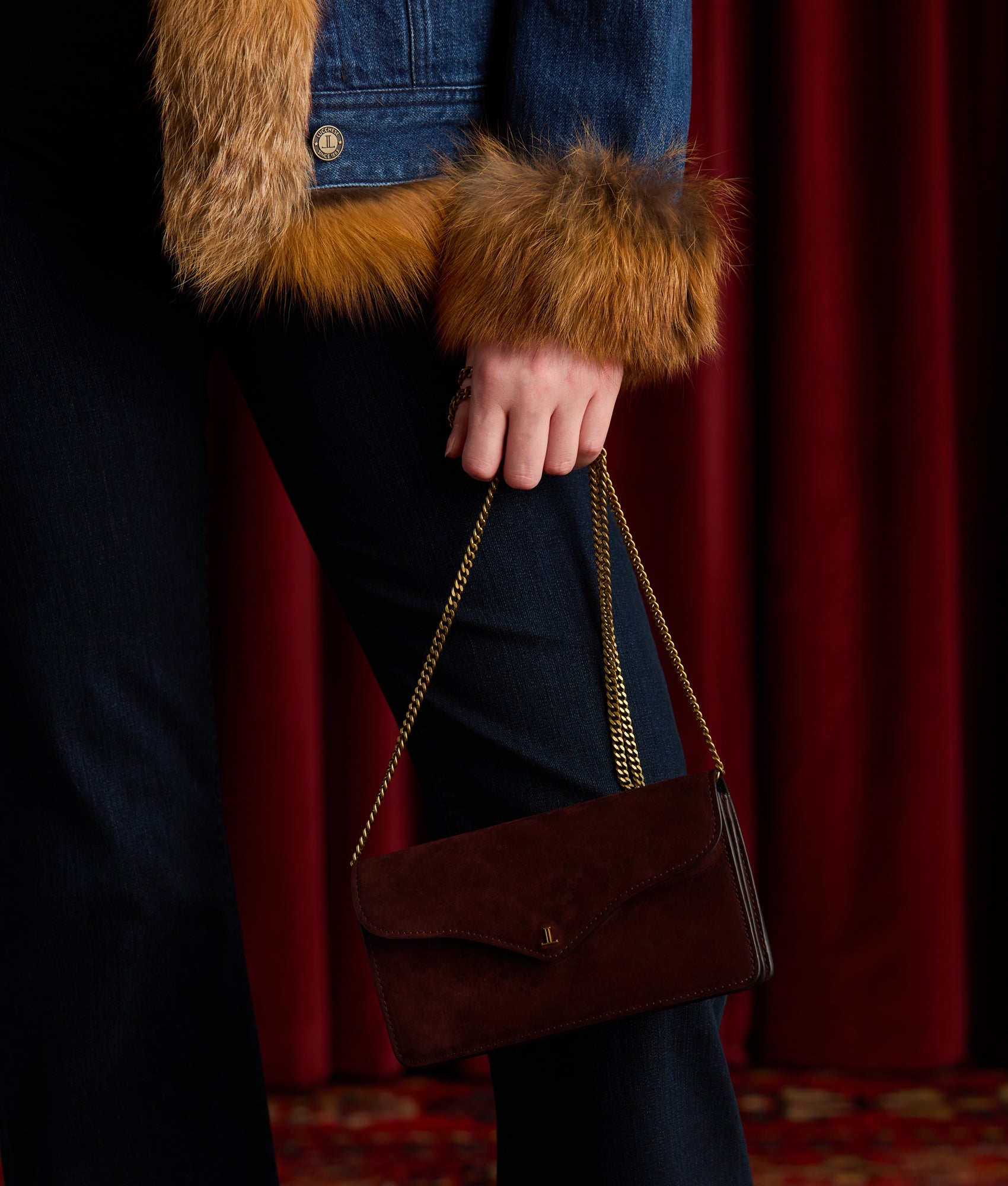 Long Wallet On A Chain :: Chocolate - Image 8