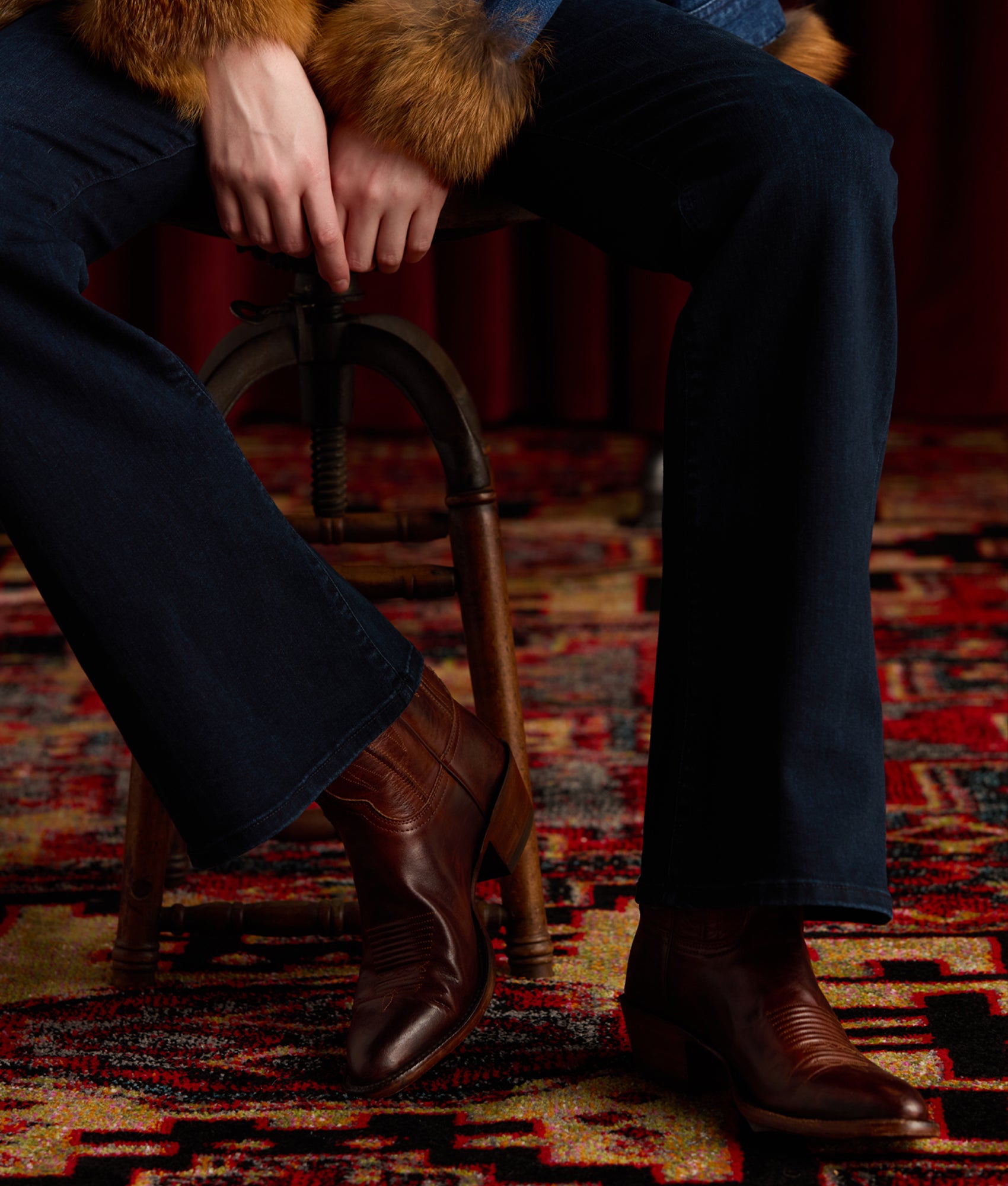 Hadley High-Waist Flare Jean :: Blue Northern - Image 6