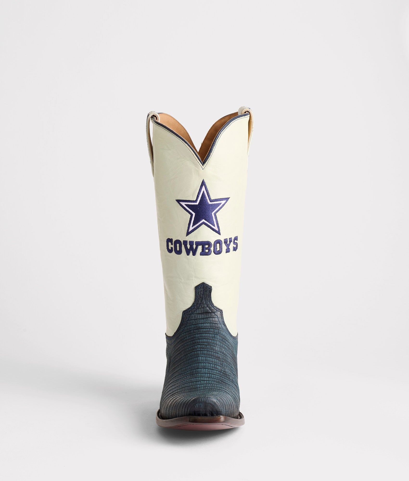Men's Lucchese x Dallas Cowboys Legacy :: Navy - Image 4