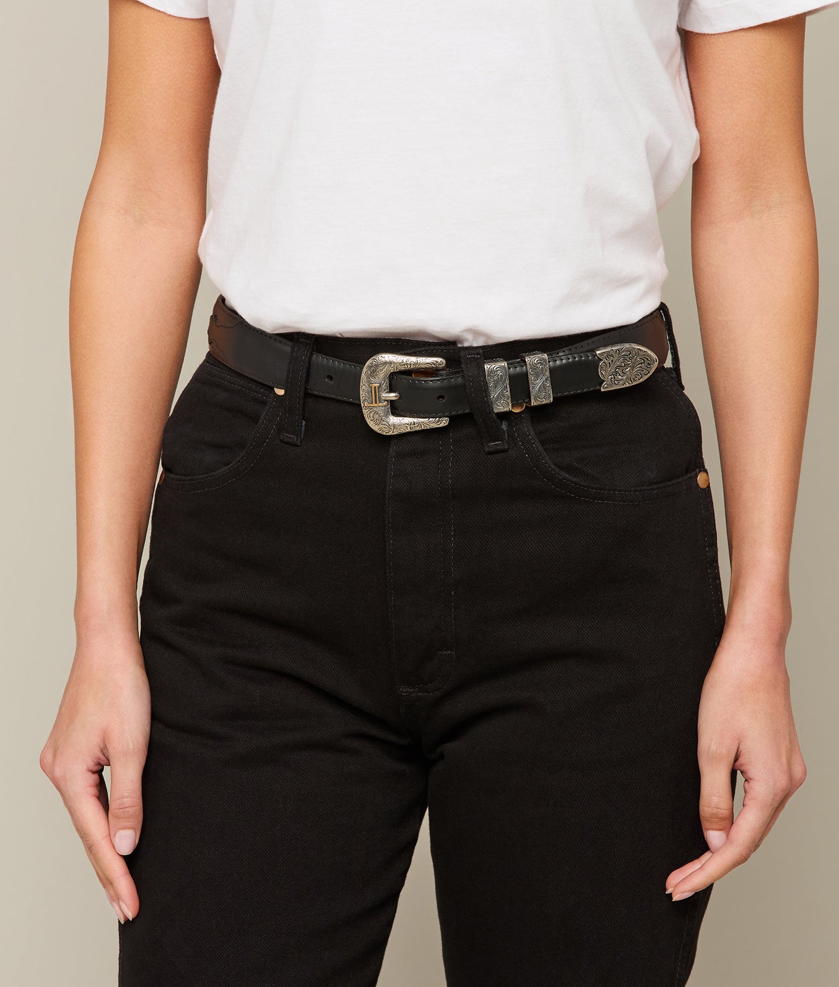 Smooth Goat Tapered :: Black - Image 2