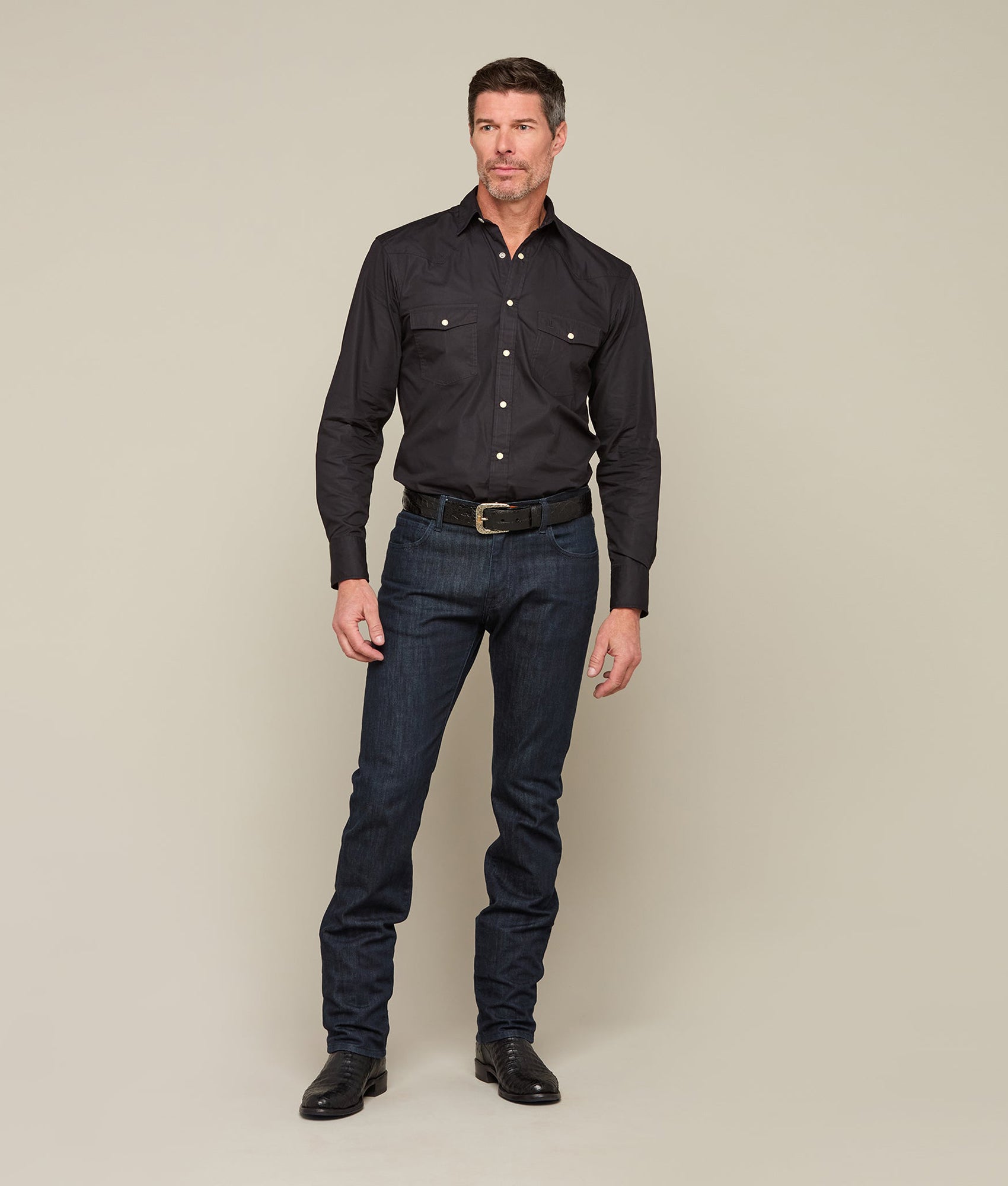 Ultra Belly Caiman :: Black - Image 2